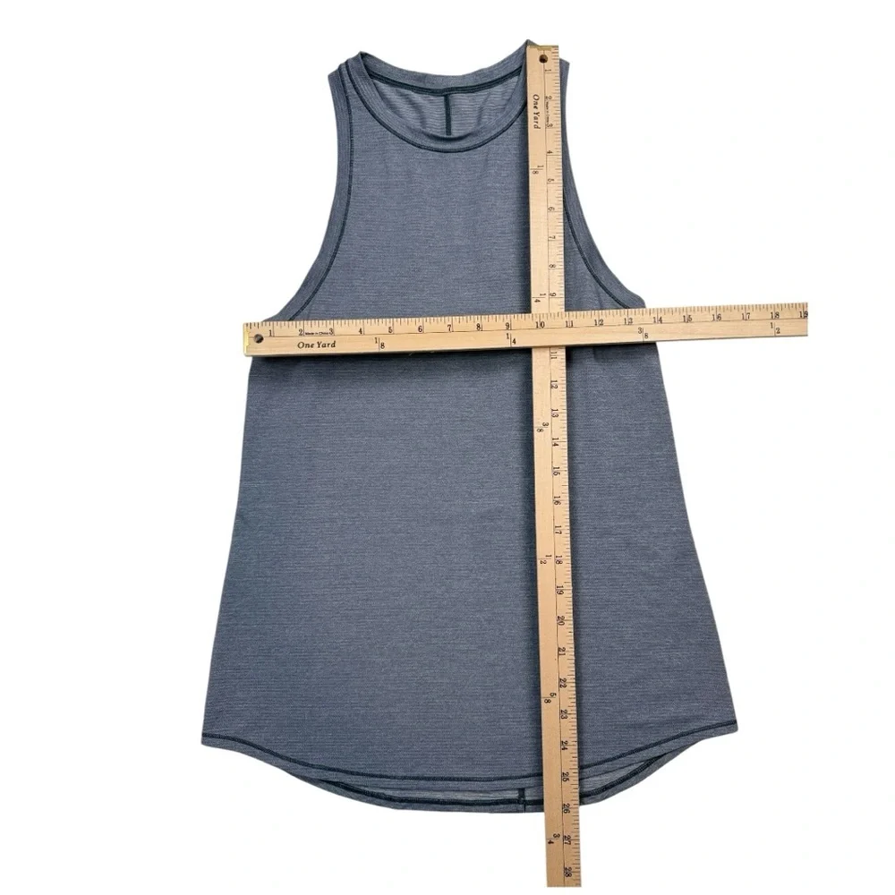 Lululemon Hot Like Agni Singlet Heathered‎ Sterling W1ABXS Size 8